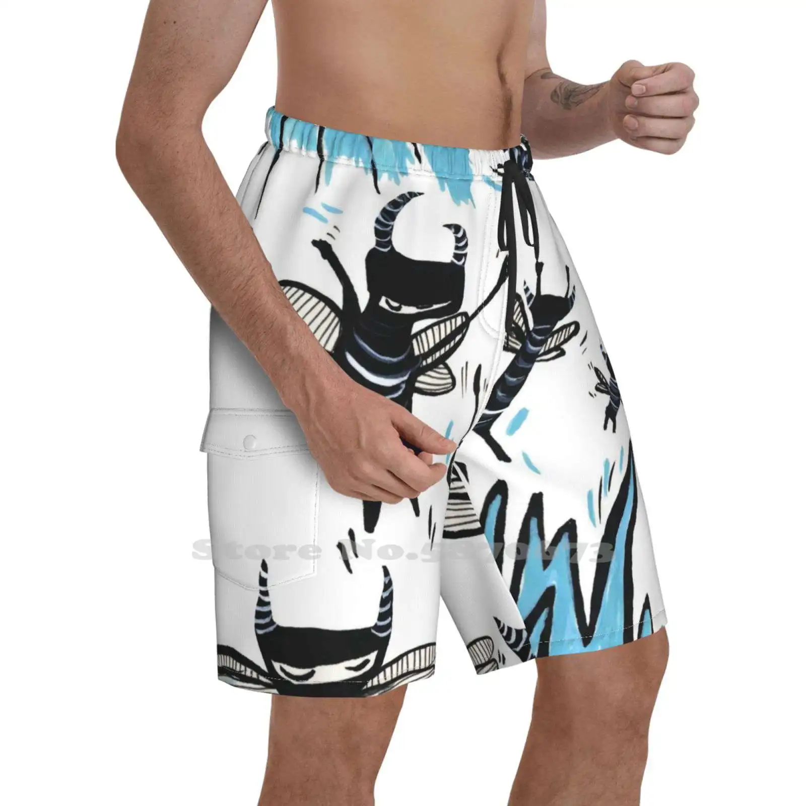 Mishief Little Buzzing Imp Creatures Men'S Summer Short Pants Beach Shorts Mischief Buzzing Bees Hornets Little Devils Black
Mishief Little Buzzing Imp Creatures Men'S Summer Short Pants Beach Shorts Mischief Buzzing Bees Hornets Little Devils Black
