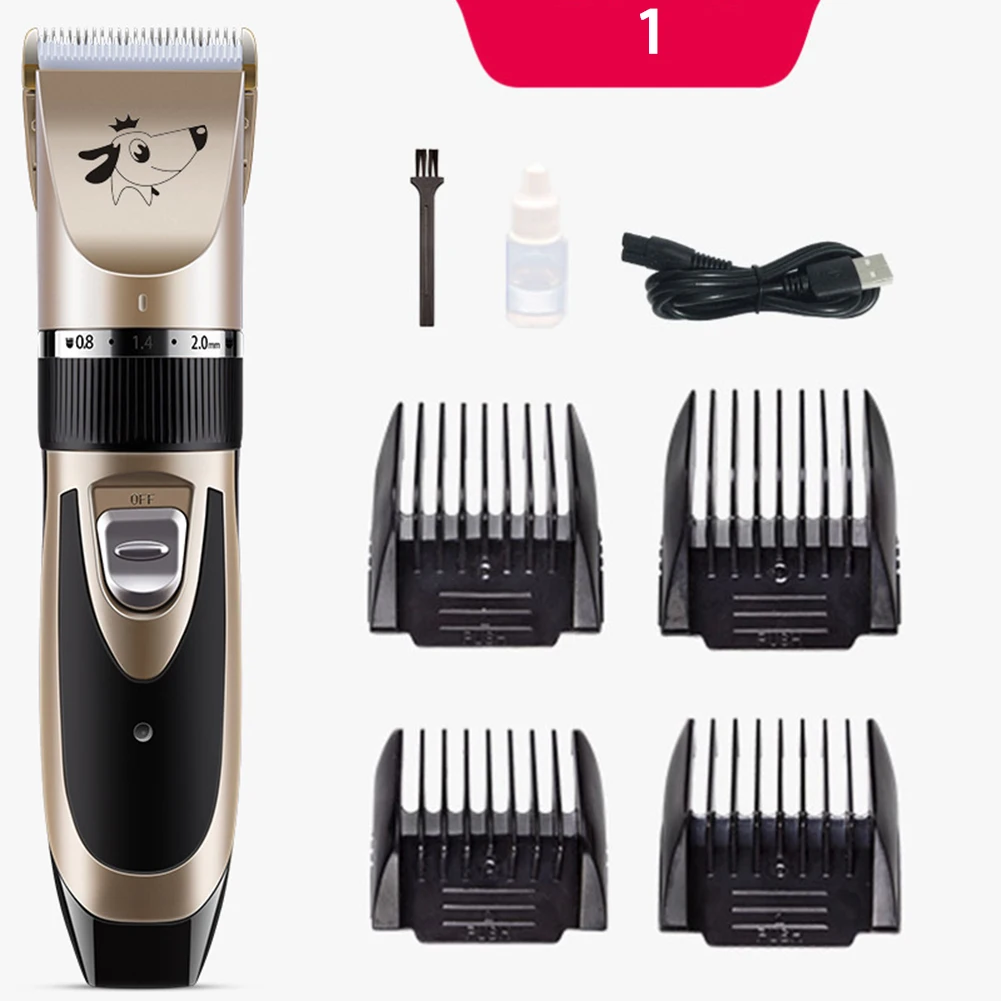 Grooming Tool Hairdressing Hair Trimmer Haircut Machine USB Rechargeable Home Low Noise Comb Shaver Dog Cat Pet Electric Clipper
Grooming Tool Hairdressing Hair Trimmer Haircut Machine USB Rechargeable Home Low Noise Comb Shaver Dog Cat Pet Electric Clipper
