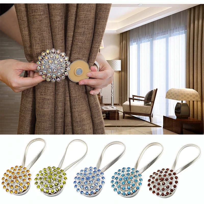 2Pcs Magnetic Curtain Tieback High Quality Holder Hook Buckle Clip Pretty Modern Polyester Decorative Home Accessorie
2Pcs Magnetic Curtain Tieback High Quality Holder Hook Buckle Clip Pretty Modern Polyester Decorative Home Accessorie