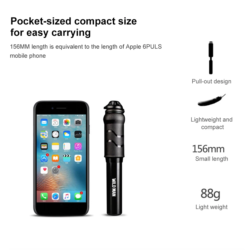 NEW Aluminum Alloy Mini Bicycle Pump Mountain Bike Air Pump Portable Multi-Functional Universal Tube Bike Pump
NEW Aluminum Alloy Mini Bicycle Pump Mountain Bike Air Pump Portable Multi-Functional Universal Tube Bike Pump