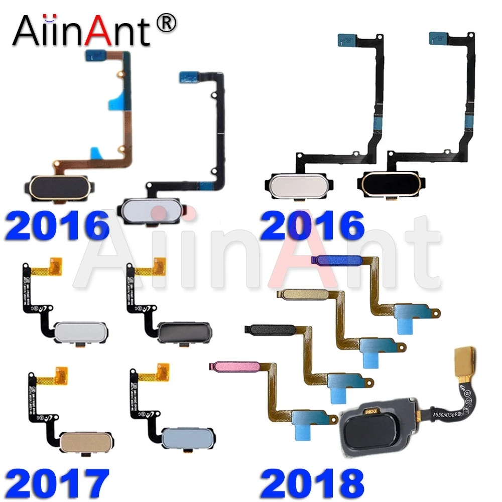 Оригинальная задняя кнопка домой определение отпечатка пальца Сенсор гибкий