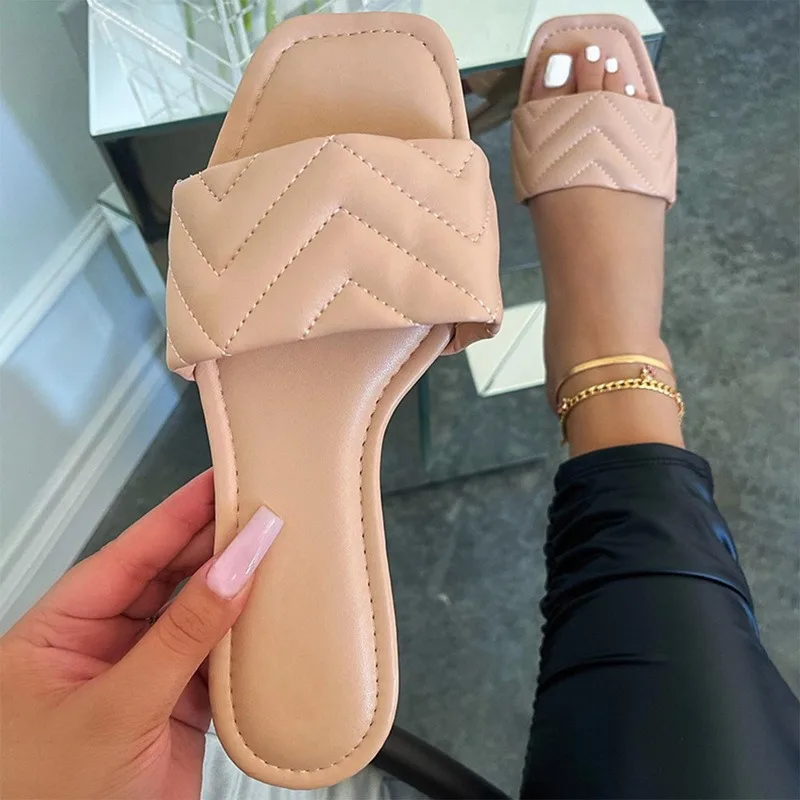 2021 Fashion Women's Slippers Summer Flip-flops Open Toe Casual Beach Shoes Flats Slippers for Women Flat Shoes Plus Size 42 43
2021 Fashion Women's Slippers Summer Flip-flops Open Toe Casual Beach Shoes Flats Slippers for Women Flat Shoes Plus Size 42 43
