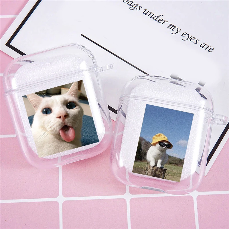 Cute Cartoon Cat Pattern Earphone Case For Apple Airpods 1/2 Shockproof Soft Silicone Protection Headphone Cover Accessories 
Cute Cartoon Cat Pattern Earphone Case For Apple Airpods 1/2 Shockproof Soft Silicone Protection Headphone Cover Accessories