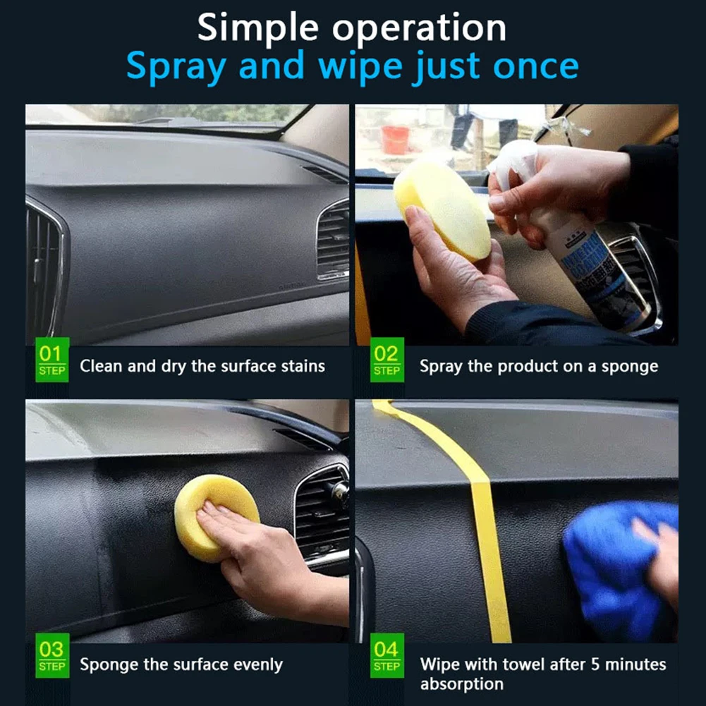 Car Retreading Agent Plasltic Restoer Automotive Interior Plastic Rubber Leather Retreading Agent With Sponge Car Detailing
Car Retreading Agent Plasltic Restoer Automotive Interior Plastic Rubber Leather Retreading Agent With Sponge Car Detailing