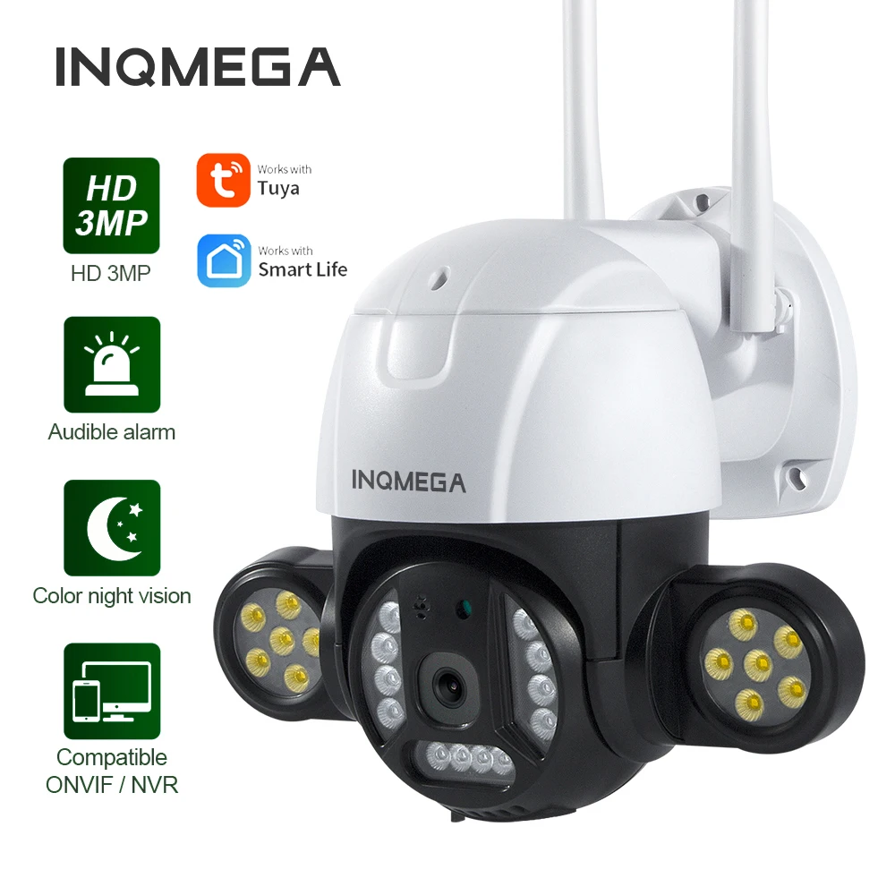 INQMEGA 5 Мп камера Tuya PTZ умная ip-камера наблюдения с wi-fi домашняя охранная камера видеонаблюдения патио камера для домашних животных
INQMEGA 5 Мп камера Tuya PTZ умная ip-камера наблюдения с wi-fi домашняя охранная камера видеонаблюдения патио камера для домашних животных