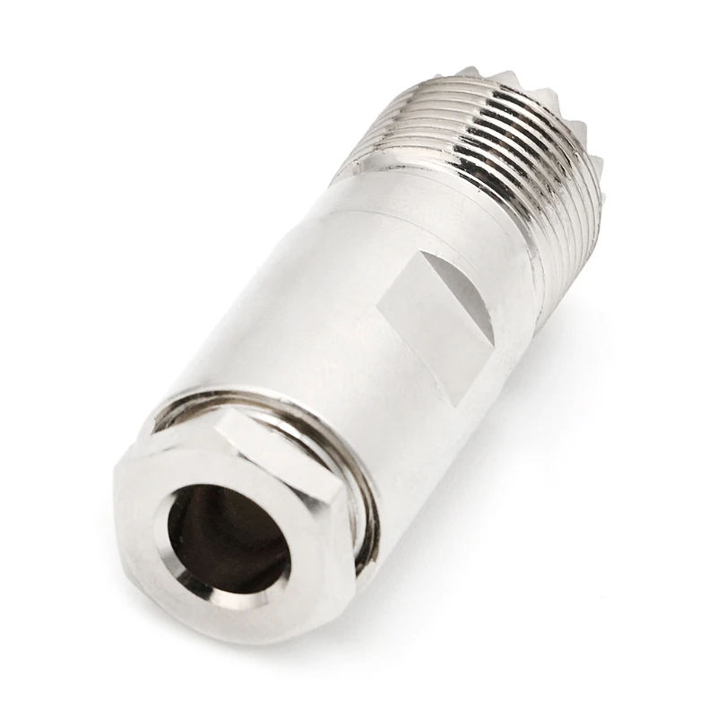 UHF SO239 PL259 Socket Female PLug Clamp For 50-5 5DFB LMR300 Connector 
UHF SO239 PL259 Socket Female PLug Clamp For 50-5 5DFB LMR300 Connector