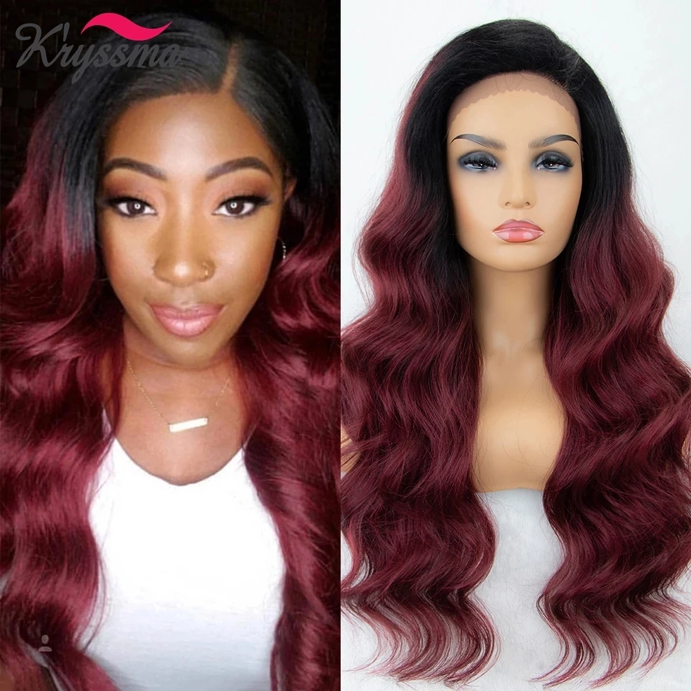 Парик Kryssma Body Wave на сетке спереди, синтетический бордовый, красный парик, высокотемпературные парики со шрифт-сеткой для женщин, боковая час...
Парик Kryssma Body Wave на сетке спереди, синтетический бордовый, красный парик, высокотемпературные парики со шрифт-сеткой для женщин, боковая час...