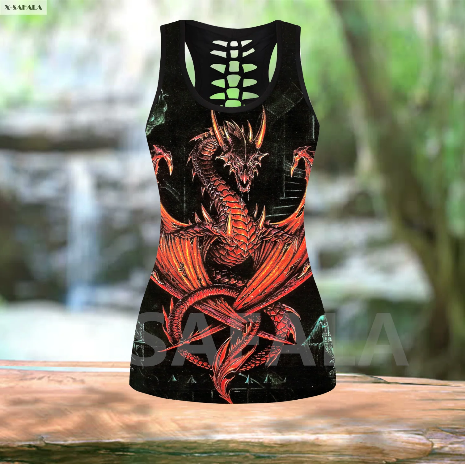Gothic Dragon 3D Printed Women Combo Two Piece Yoga Set Vest Hollow Out Tank Top High Waist Legging Summer Casual Sport
Gothic Dragon 3D Printed Women Combo Two Piece Yoga Set Vest Hollow Out Tank Top High Waist Legging Summer Casual Sport