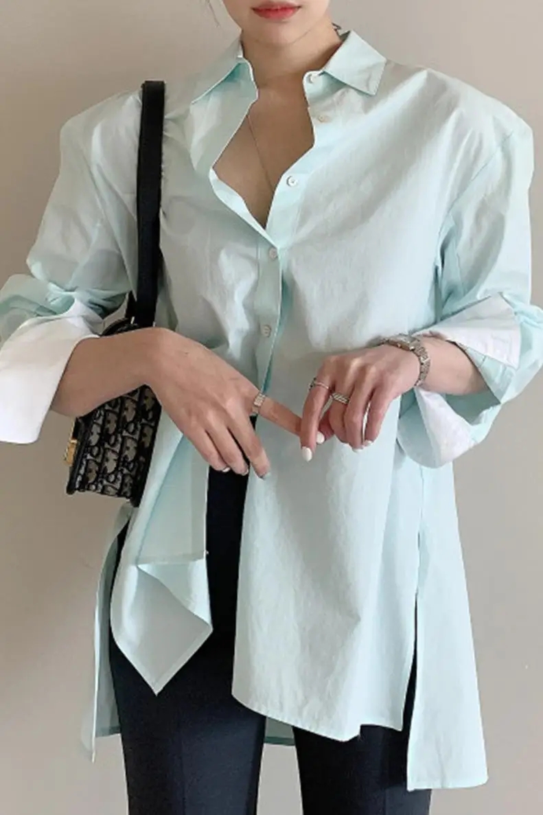 Autumn Women Vintage Turn-down Collar Blouse Shirts Stylish Single-breasted Pockets Korean Style Long Sleeve Tops Blusas Femme
Autumn Women Vintage Turn-down Collar Blouse Shirts Stylish Single-breasted Pockets Korean Style Long Sleeve Tops Blusas Femme
