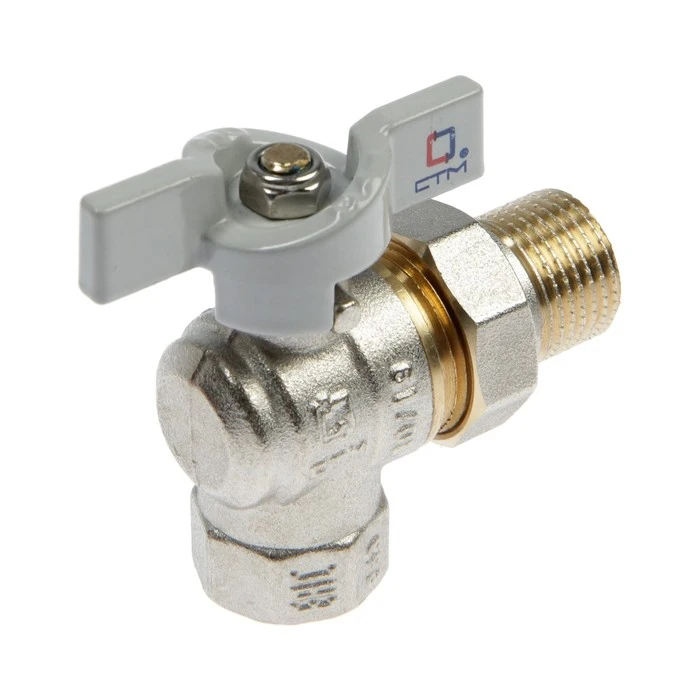 Ball valve STM STANDARD with an American angular butterfly ball valves plumbing traps Hose connector Water supply Pipe Fittings Repair and