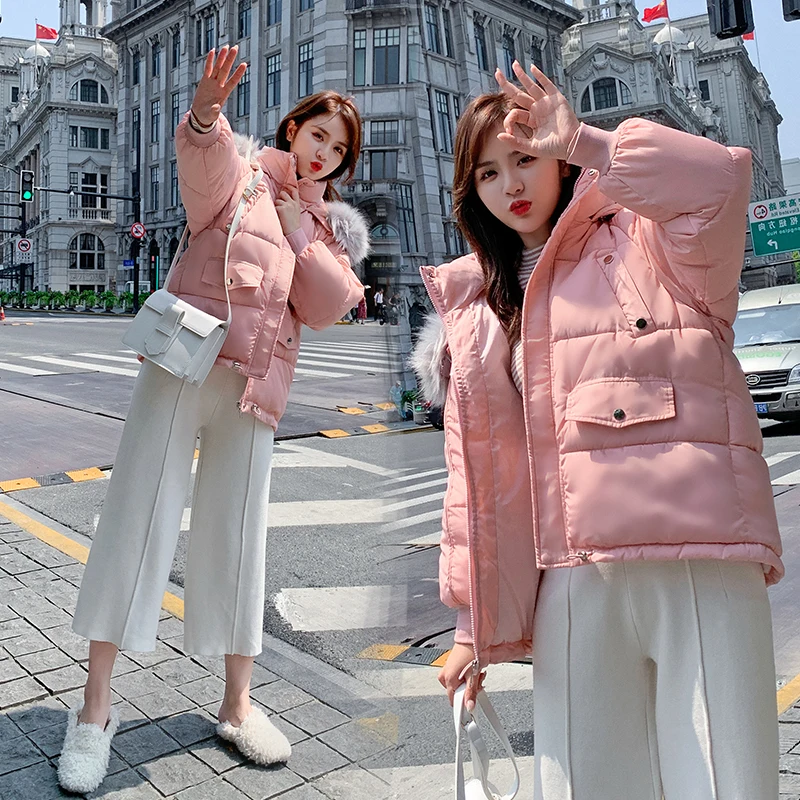 Women's Down Jackets 2020 Fashion Women's Short Winter Loose Bread Jacket Student Korean Oversize Female Jacket
Women's Down Jackets 2020 Fashion Women's Short Winter Loose Bread Jacket Student Korean Oversize Female Jacket