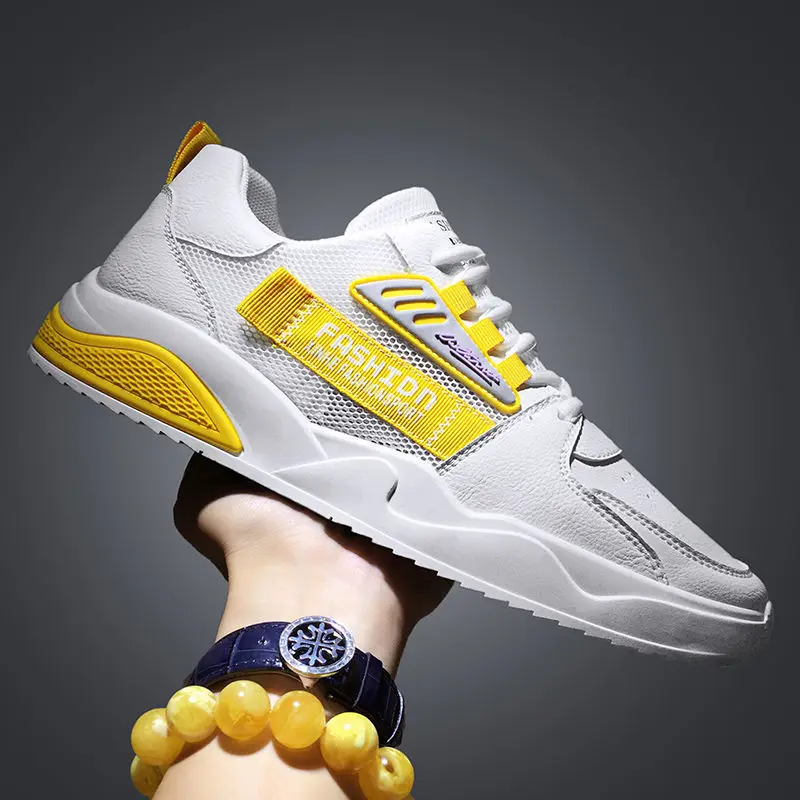 New Spring and Summer Mesh Lace-up White Shoes Men Flat Leather Shoes Male White Board Casual Shoes Men Sneakers
New Spring and Summer Mesh Lace-up White Shoes Men Flat Leather Shoes Male White Board Casual Shoes Men Sneakers