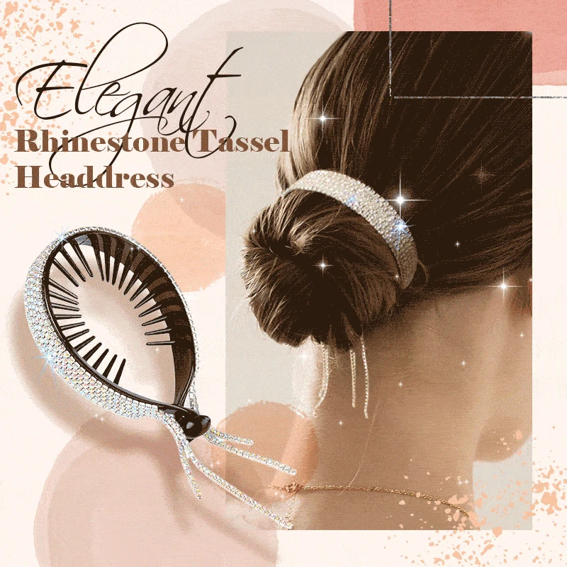 2021New trendy Elegant Rhinestone Tassel Headdress Donut Headband Lazy Fashion Hair Accessories
2021New trendy Elegant Rhinestone Tassel Headdress Donut Headband Lazy Fashion Hair Accessories