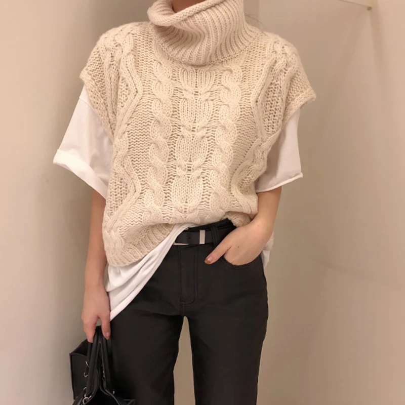 Свитер женский вязаный, осенне-весенний, однотонный
Свитер женский вязаный, осенне-весенний, однотонный