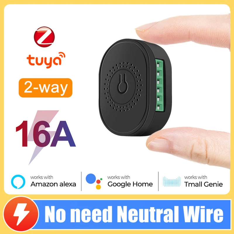Tuya ZigBee Mini Smart Switch Module 16A Voice Control Work With Smart Life APP Alexa Google Home Support Two Way Control
Tuya ZigBee Mini Smart Switch Module 16A Voice Control Work With Smart Life APP Alexa Google Home Support Two Way Control
