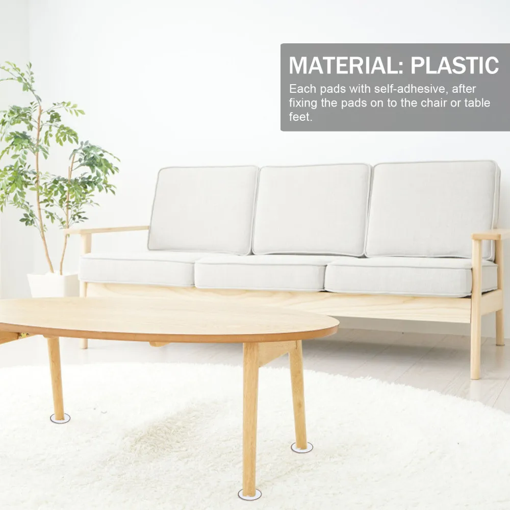 12Pcs Furniture Leg Bottom Gliding Feet Round Pads Mute Furniture Sliding Pads
12Pcs Furniture Leg Bottom Gliding Feet Round Pads Mute Furniture Sliding Pads