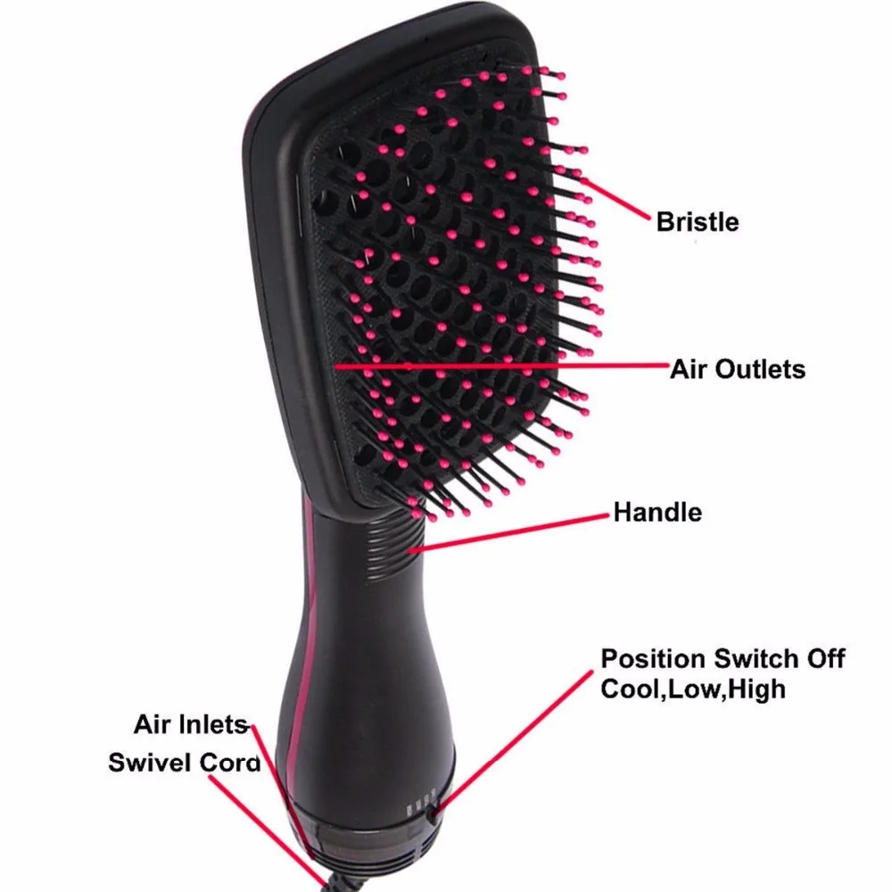 Hot Air Brush Professional Hair Dryer Brush Hair Blower Brush Electric 2 in 1 Travel Blow Dryer Comb Hairdryer Styling Tools
Hot Air Brush Professional Hair Dryer Brush Hair Blower Brush Electric 2 in 1 Travel Blow Dryer Comb Hairdryer Styling Tools