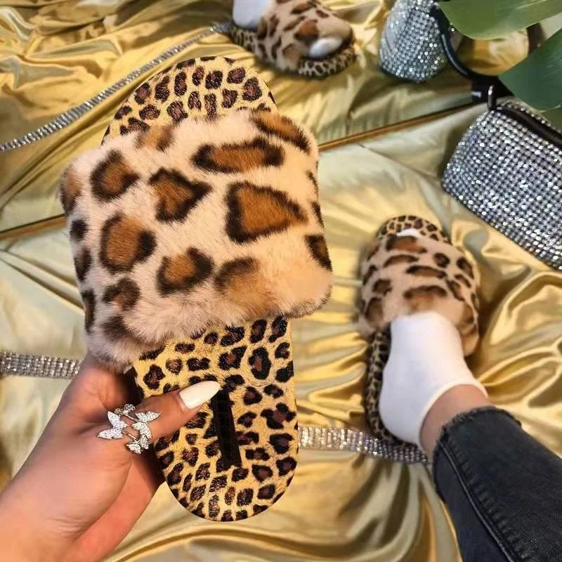 Women Leopard Print Furry Slippers Leopard Slide Ladies Platform Fashion Women Beach Shoes Women Sandals Large Size Women Shoes
Women Leopard Print Furry Slippers Leopard Slide Ladies Platform Fashion Women Beach Shoes Women Sandals Large Size Women Shoes