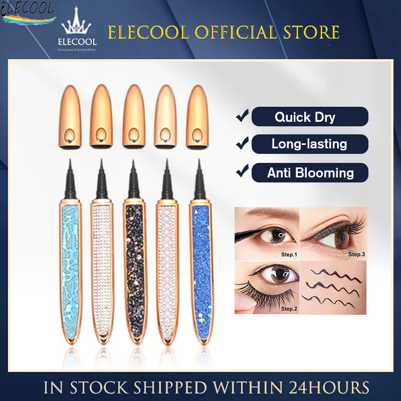 ELECOOL Makeup Cosmetic Self-adhesive Liquid Eyeliner Pencil Glue-free Magnetic-free For Eyelashes Waterproof Eye Liner Pen Tool
ELECOOL Makeup Cosmetic Self-adhesive Liquid Eyeliner Pencil Glue-free Magnetic-free For Eyelashes Waterproof Eye Liner Pen Tool