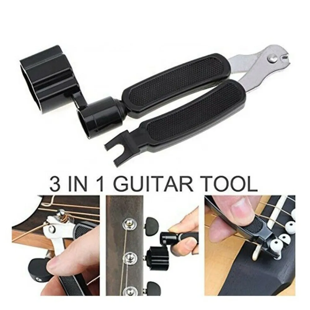3 In 1 Guitar Repair String Winder Wrench Tool Bridge Pin Puller Change String Cutter Pin Puller For Guitars Banjos Accessories
3 In 1 Guitar Repair String Winder Wrench Tool Bridge Pin Puller Change String Cutter Pin Puller For Guitars Banjos Accessories