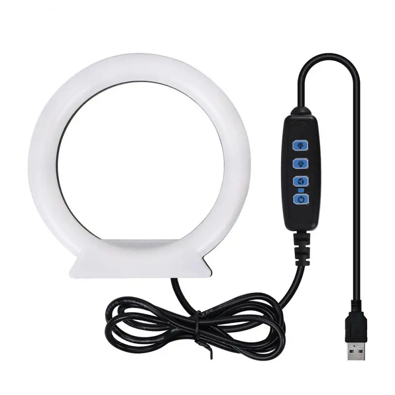 LED Ring Live Fill Light 3 Color Temperatures Switch 360° Rotation Metal Table PTZ Soft Light Energy-saving LED Fill Light
LED Ring Live Fill Light 3 Color Temperatures Switch 360° Rotation Metal Table PTZ Soft Light Energy-saving LED Fill Light