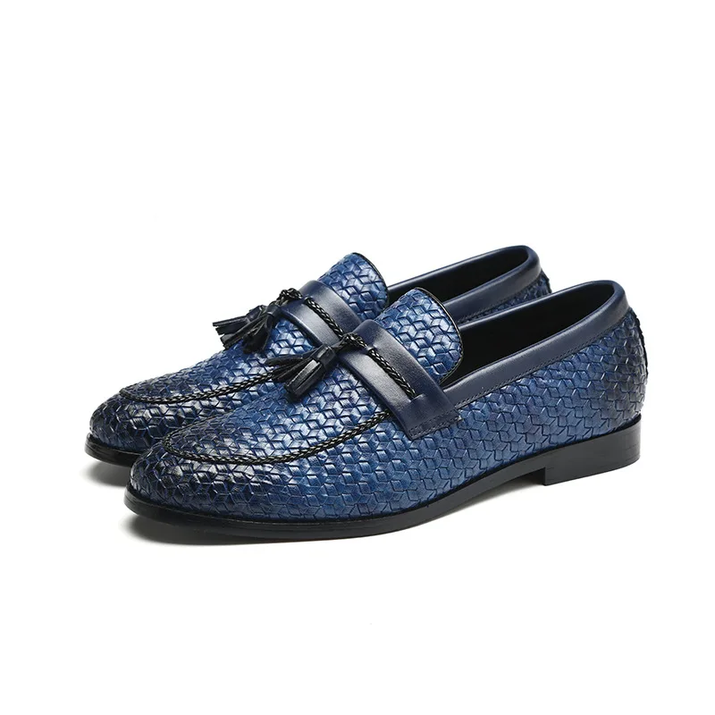 2019 summer new men's leather shoes British stream Su personality preparation tide eu 37-48 | Обувь