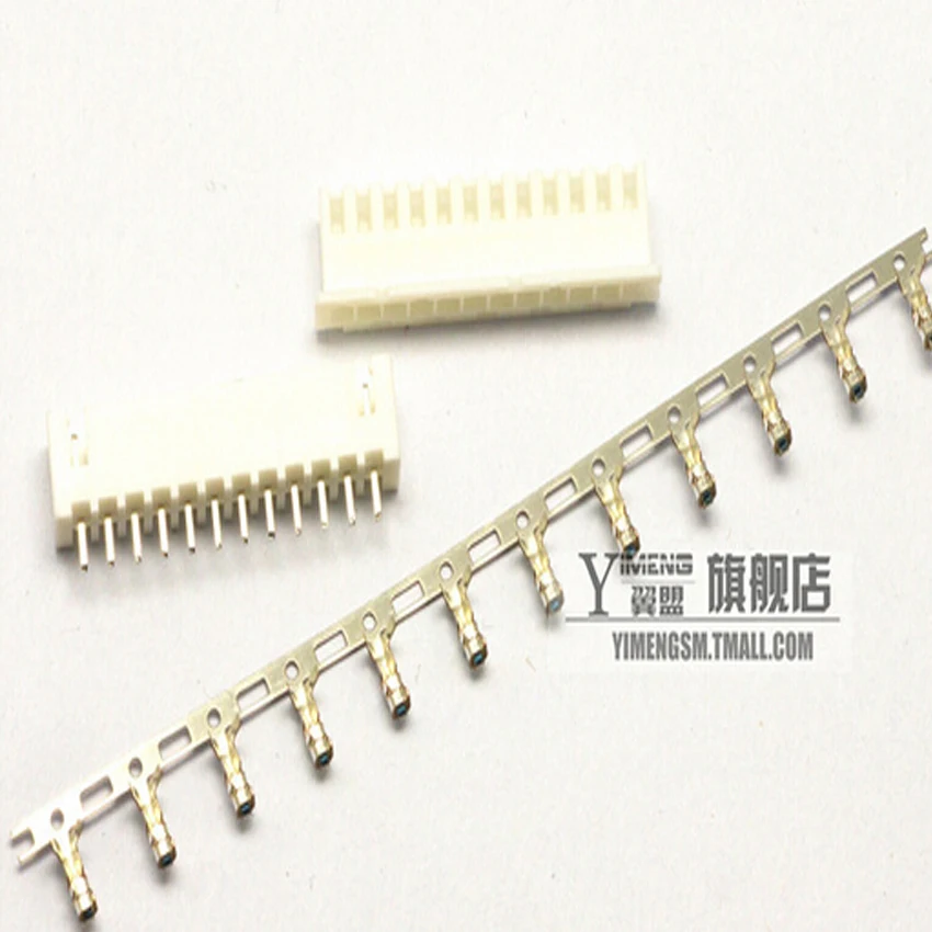 

50Set/Lot XH2.54 2.54mm 12Pin 12P Straight Needle 180 degree Male Pin Header + Terminal + Female Housing Connector