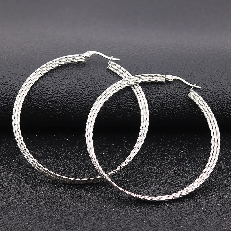 QEENKISS EG818 Fine Jewelry Wholesale Fashion Woman Girl Birthday Wedding Gift Big Round Titanium Stainless Steel Hoop Earrings
QEENKISS EG818 Fine Jewelry Wholesale Fashion Woman Girl Birthday Wedding Gift Big Round Titanium Stainless Steel Hoop Earrings