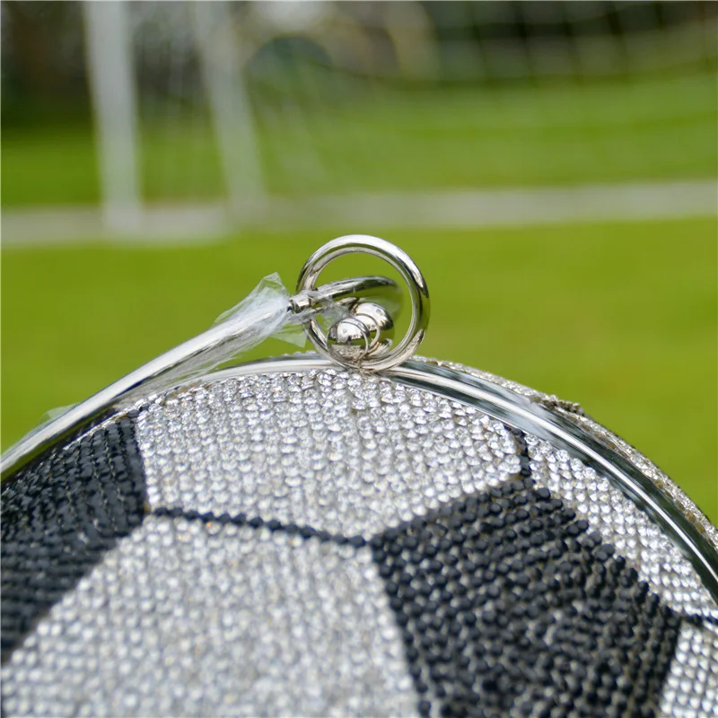 Women Luxury Football Diamond Soccer Ball Design Party Purses and Handbag for Female Totes Shoulder Chain Bag Basketball Clutch
Women Luxury Football Diamond Soccer Ball Design Party Purses and Handbag for Female Totes Shoulder Chain Bag Basketball Clutch
