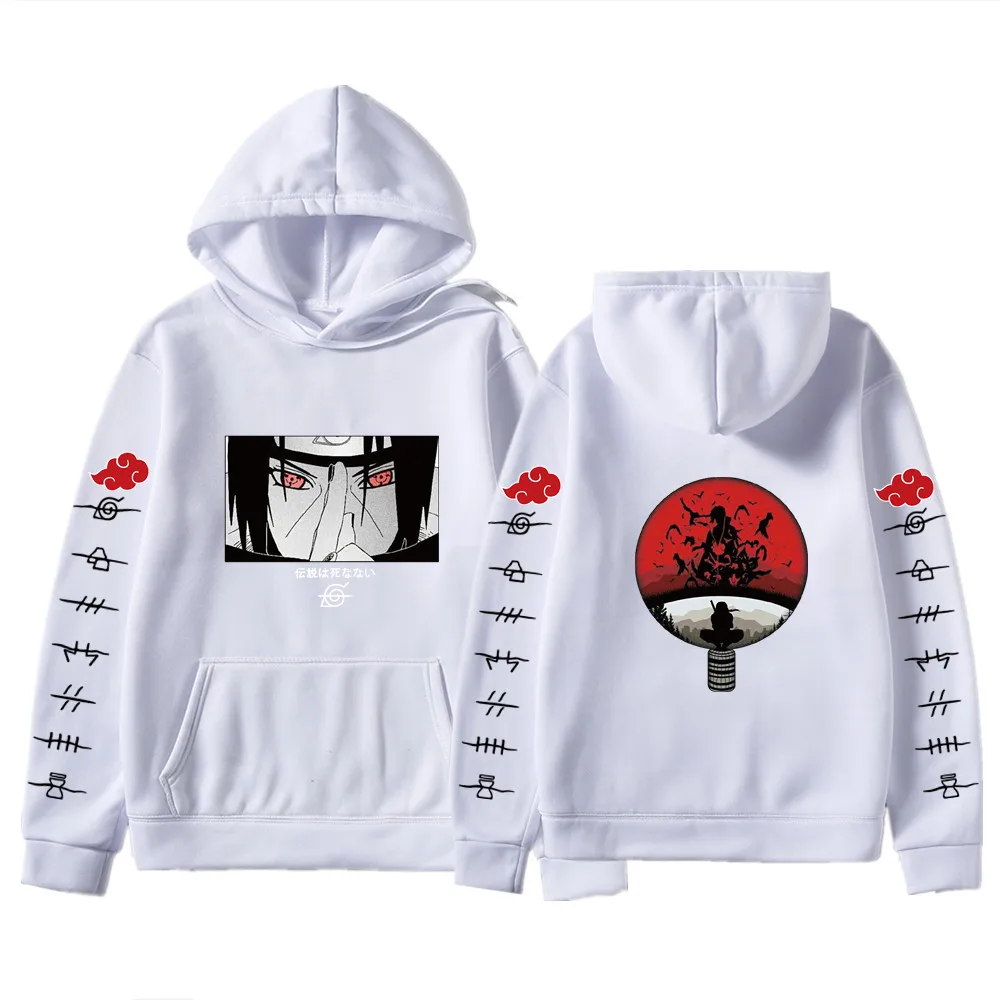 Толстовка Itachi с рисунком из аниме японская кофта Uzumaki Akatsuki Sakura Kakashi Sasuke Hinata Hyuga