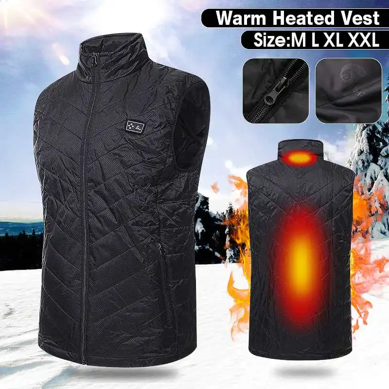2021 Heated Jacket Fashion Men Coat Intelligent USB Electric Heating Thermal Warm Clothes Winter Heated Vest Plus M-2XL size
2021 Heated Jacket Fashion Men Coat Intelligent USB Electric Heating Thermal Warm Clothes Winter Heated Vest Plus M-2XL size