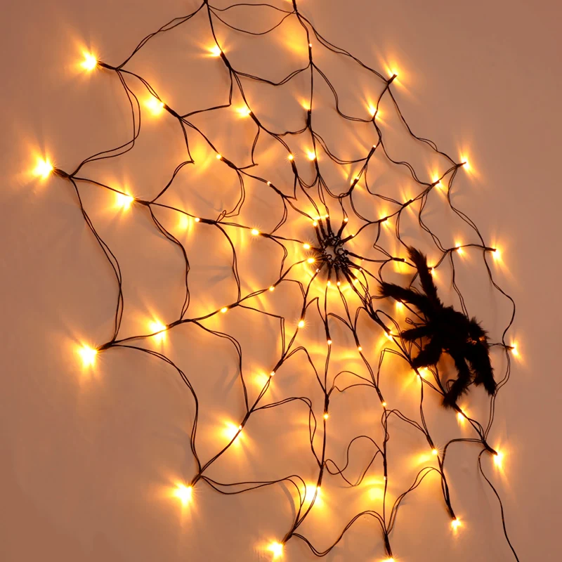 Spider Web Halloween Fairy Light USB Battery Operated Garland Remote Control For Home Room Halloween Party Decoration Supplies
Spider Web Halloween Fairy Light USB Battery Operated Garland Remote Control For Home Room Halloween Party Decoration Supplies