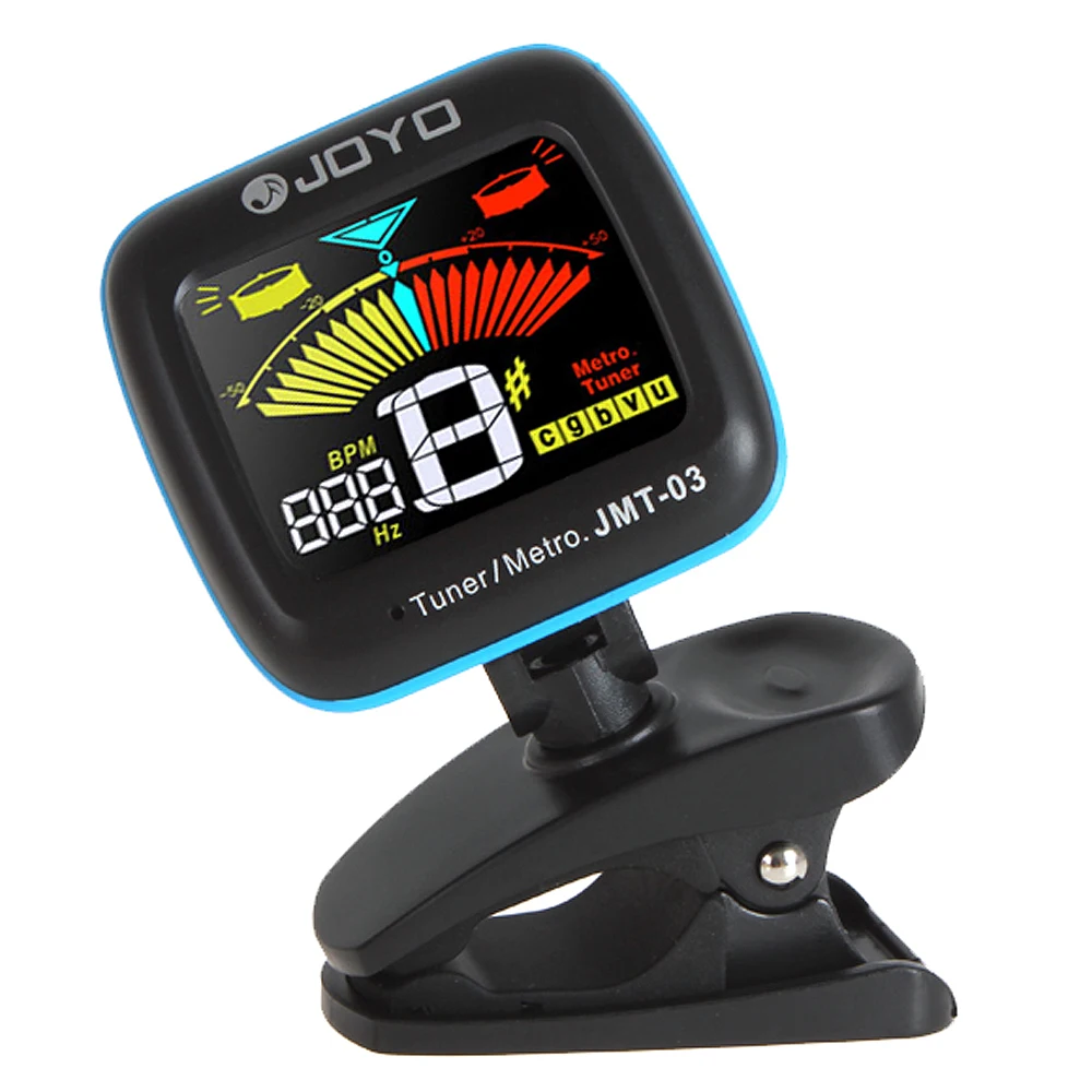 JOYO JMT-03 Color LCD Display 360 Degree Rotate Guitar Clip On Tuners & Metronome
JOYO JMT-03 Color LCD Display 360 Degree Rotate Guitar Clip On Tuners & Metronome