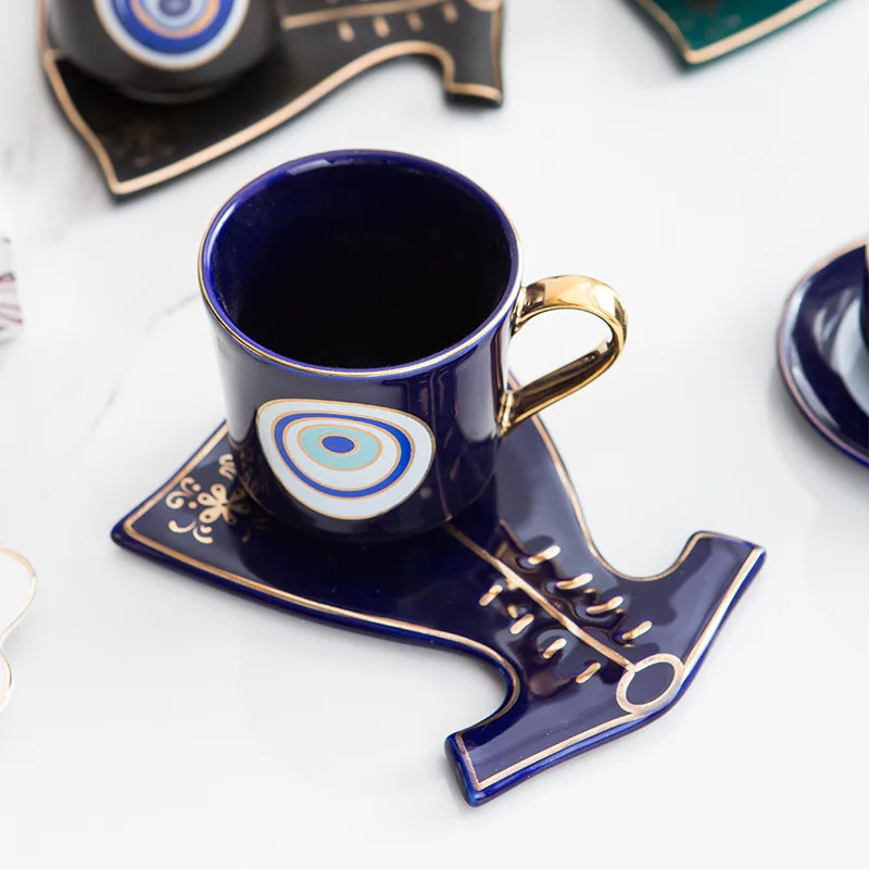 16 Colors Europe Noble Ceramics Coffee Cup and Saucer Set 200ml Mug Coffee Top-grade Porcelain Tea Cup Cafe Party Drinkware Gift
16 Colors Europe Noble Ceramics Coffee Cup and Saucer Set 200ml Mug Coffee Top-grade Porcelain Tea Cup Cafe Party Drinkware Gift