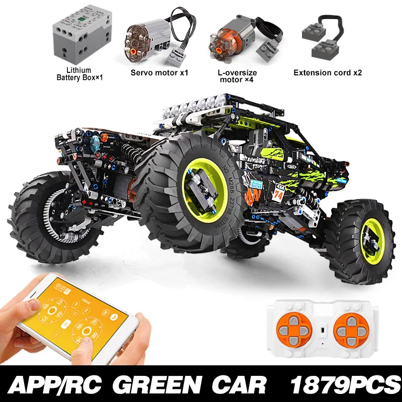 MOULD KING MOC High-Tech Buggy Remote Control car Terrain Off-Road Climbing Truck model Building Blocks Kids Toy Christmas Gifts
MOULD KING MOC High-Tech Buggy Remote Control car Terrain Off-Road Climbing Truck model Building Blocks Kids Toy Christmas Gifts