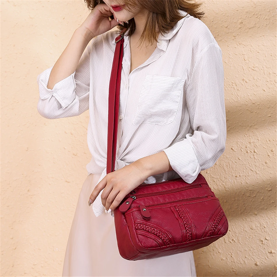 2021 Ladies Multi-pocket Messenger Bag High Quality Soft PU Leather Shoulder Bags Casual Crossbody Bags for Women Bolsa Feminina
2021 Ladies Multi-pocket Messenger Bag High Quality Soft PU Leather Shoulder Bags Casual Crossbody Bags for Women Bolsa Feminina