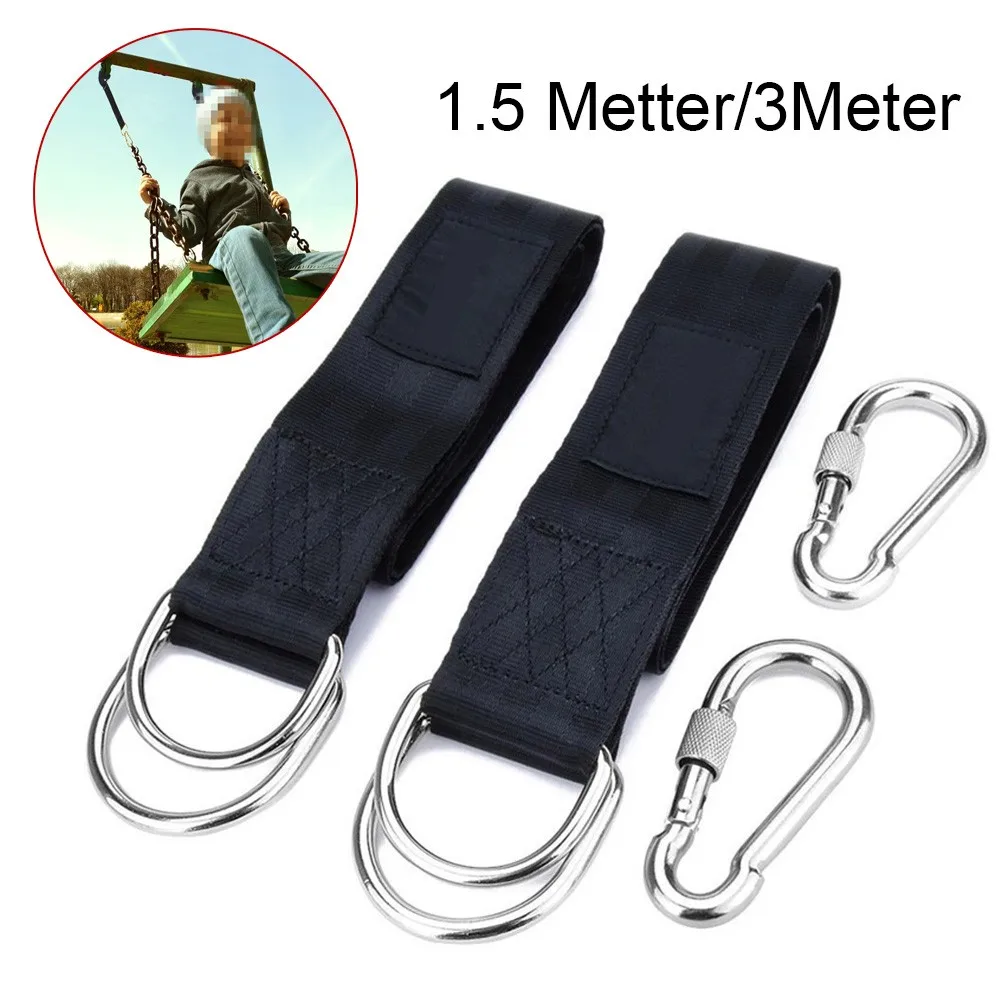 2Pcs Tree Swing Hanging Kit 1.5/3m Hammock Strap Rope With Carabiner 400KG Load Capacity Adjustable Outdoor Camping Hanging Belt
2Pcs Tree Swing Hanging Kit 1.5/3m Hammock Strap Rope With Carabiner 400KG Load Capacity Adjustable Outdoor Camping Hanging Belt