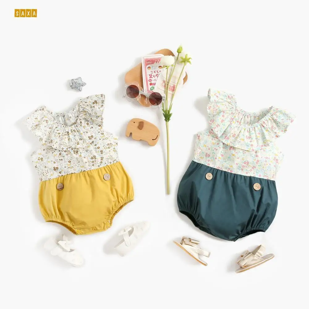 Baby girl clothes baby short-sleeved jumpsuit floral color matching newborn summer clothes pure cotton baby bodysuit
Baby girl clothes baby short-sleeved jumpsuit floral color matching newborn summer clothes pure cotton baby bodysuit