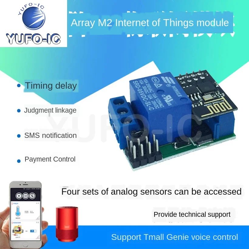 2pcs ESP8266wifi IoT Relay Control Panel with the App Is Available in the Analog-to-Digital Sensor Intelligent Irrigation
2pcs ESP8266wifi IoT Relay Control Panel with the App Is Available in the Analog-to-Digital Sensor Intelligent Irrigation