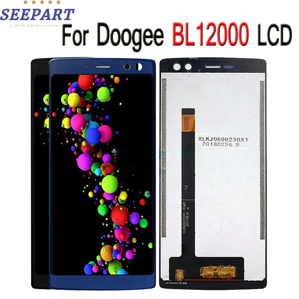 For Doogee BL12000 LCD 6.0''Screen Touch Screen Digitizer Assembly Replacement BL 12000 Doogee BL12000 Pro LCD Free Shipping
For Doogee BL12000 LCD 6.0''Screen Touch Screen Digitizer Assembly Replacement BL 12000 Doogee BL12000 Pro LCD Free Shipping