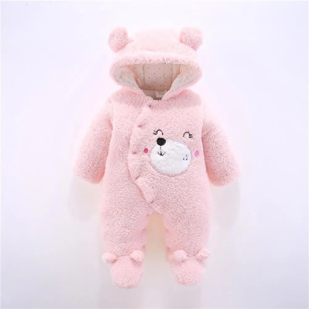 Baby Romper Soft Touching Unisex Long Sleeves Baby Fashion Winter Thickening Romper Hooded Romper for Outdoor
Baby Romper Soft Touching Unisex Long Sleeves Baby Fashion Winter Thickening Romper Hooded Romper for Outdoor