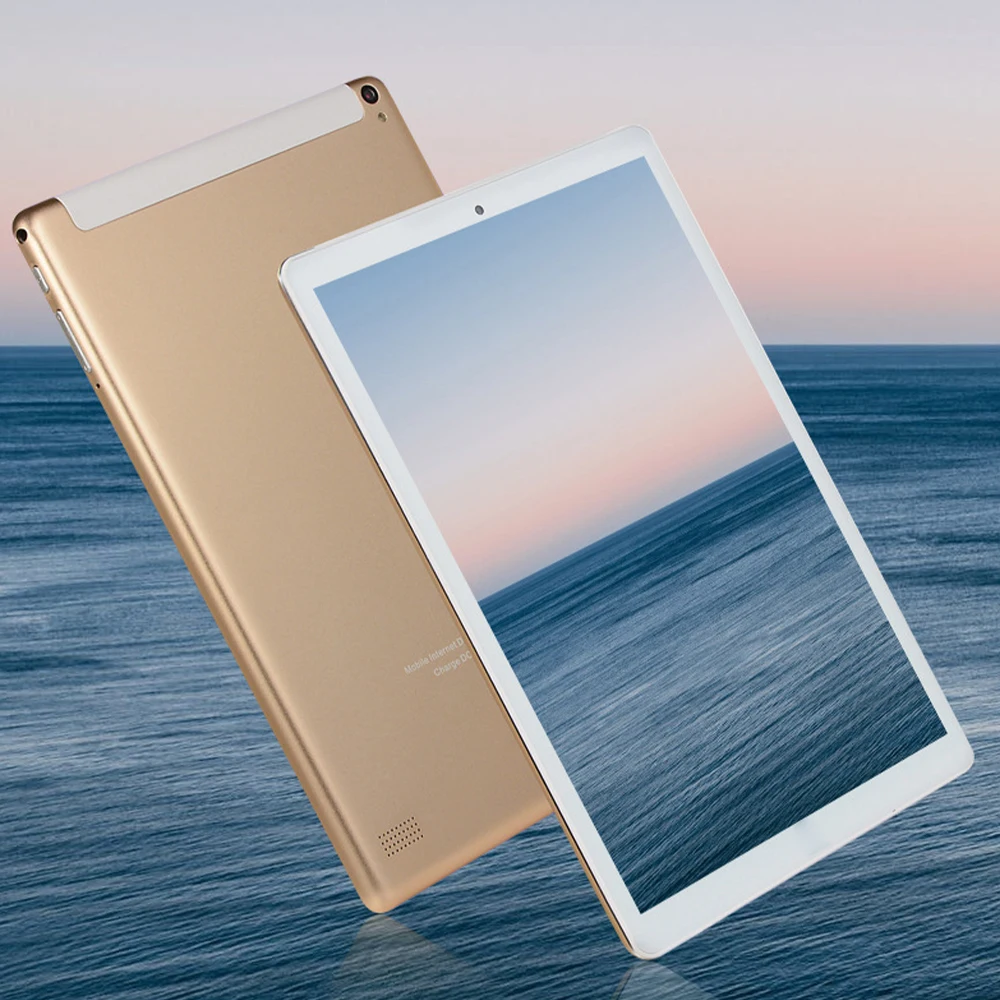 

10.1 inch Tablet 2GB+32GB Memory 2.0GHZ Quad-Core Cortex A7 Processor 4G HD 1280*800 IPS Android 10.0 OS Tablet MTK6739 Golden
