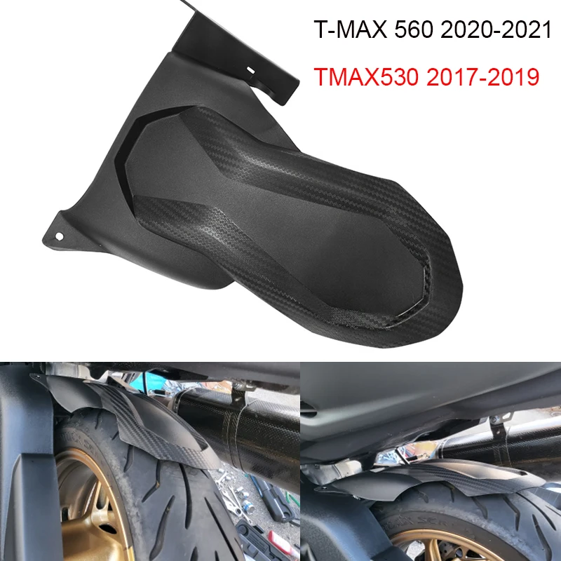 

For Yamaha T-MAX 560 Tmax560 TMAX530 2017-2021 Motorcycle Plastic Rear Mudguard Mud Fender Tire Wheel Hugger Splash Guard Cover