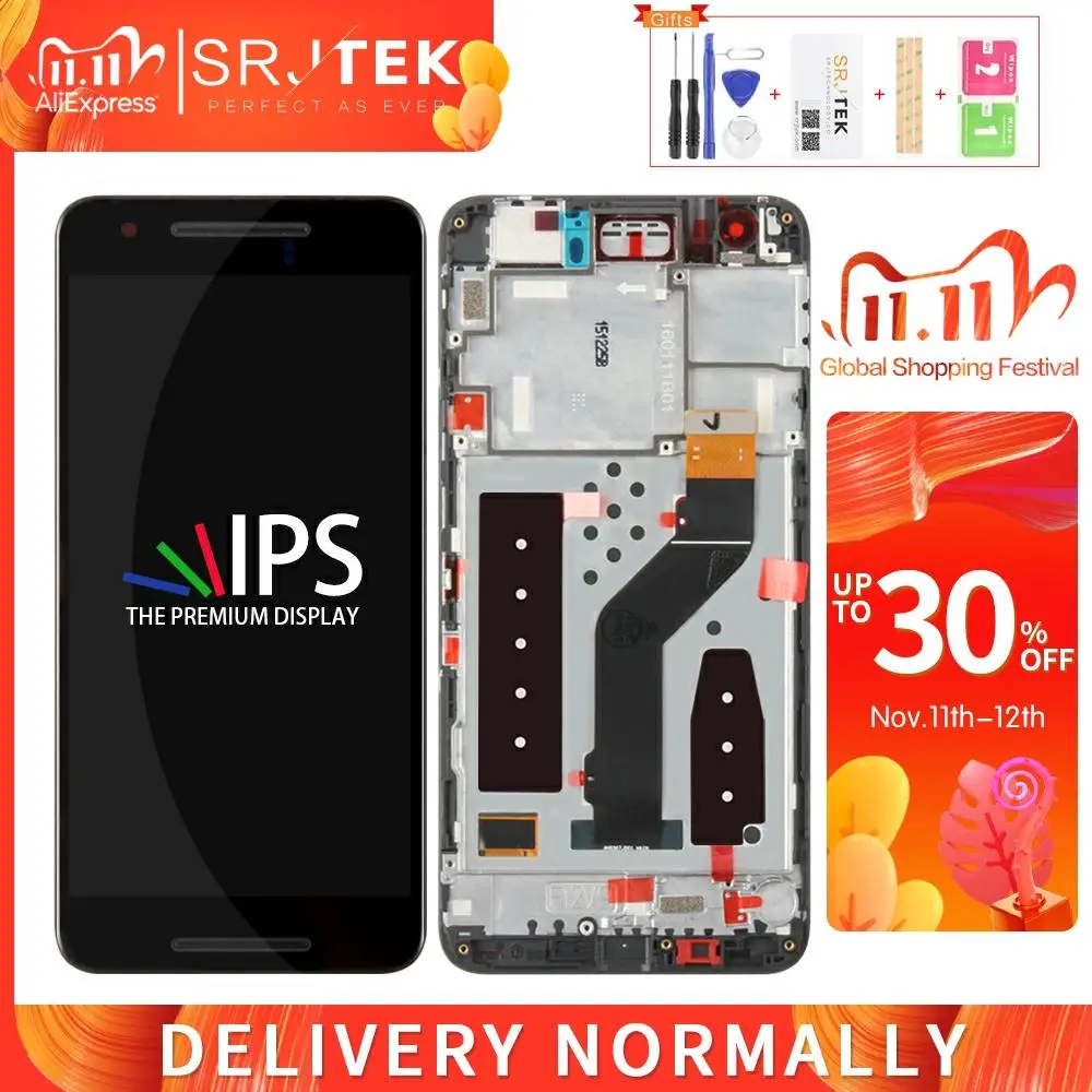 ЖК-дисплей Srjtek для HUAWEI Google Nexus 6, сенсорная стеклянная панель, сенсор, Замена для Huawei Nexus 6P, экран с рамкой
ЖК-дисплей Srjtek для HUAWEI Google Nexus 6, сенсорная стеклянная панель, сенсор, Замена для Huawei Nexus 6P, экран с рамкой