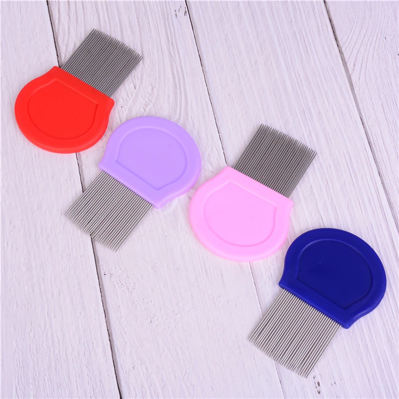 1 шт для вычесывания вшей Нержавеющая сталь волосы, вошь расческа щетки длинные зубцы расчески разные цвета 9,7*6,7 см
1 шт для вычесывания вшей Нержавеющая сталь волосы, вошь расческа щетки длинные зубцы расчески разные цвета 9,7*6,7 см