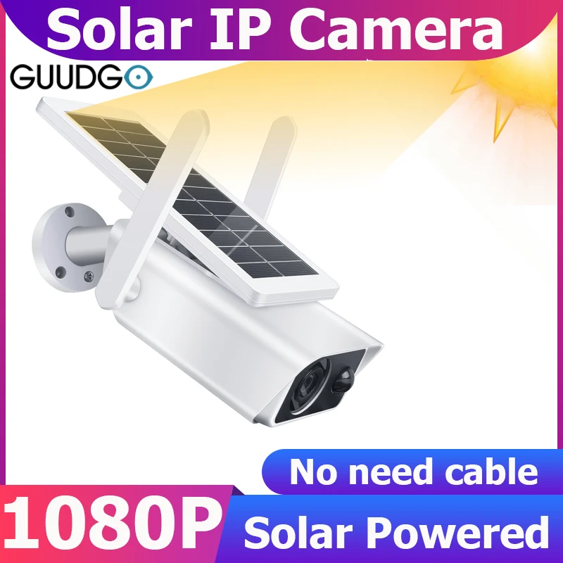 GUUDGO 1080P WIFI Solar IP Camera Outdoor Icsee WiFi Smart Home Security Camera Batteries Power CCTV Camera Video Surveillance
GUUDGO 1080P WIFI Solar IP Camera Outdoor Icsee WiFi Smart Home Security Camera Batteries Power CCTV Camera Video Surveillance