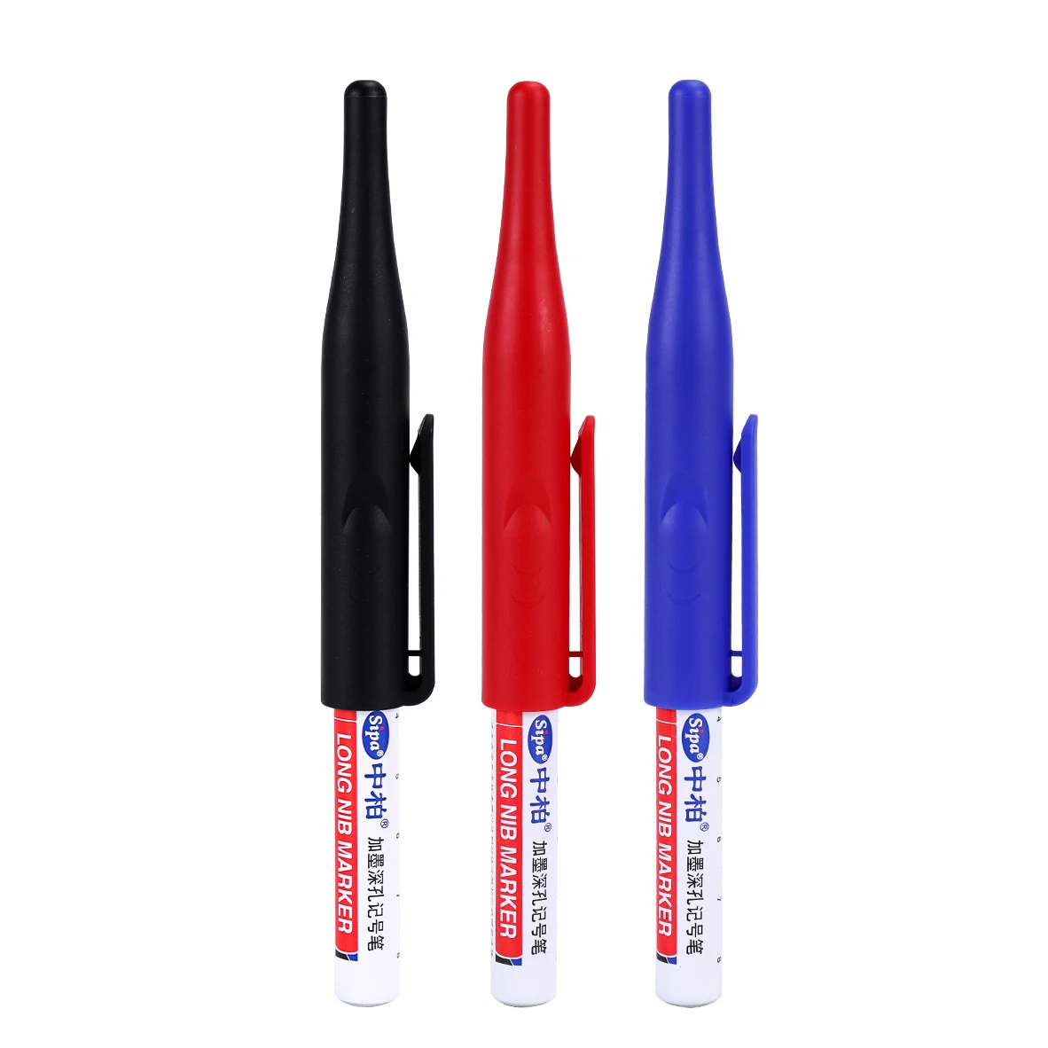 3 COLOR 30mm Deep Drill Hole Long Nib Water Resistant Marker Pens Black Blue Red Home Decoration Construction
3 COLOR 30mm Deep Drill Hole Long Nib Water Resistant Marker Pens Black Blue Red Home Decoration Construction