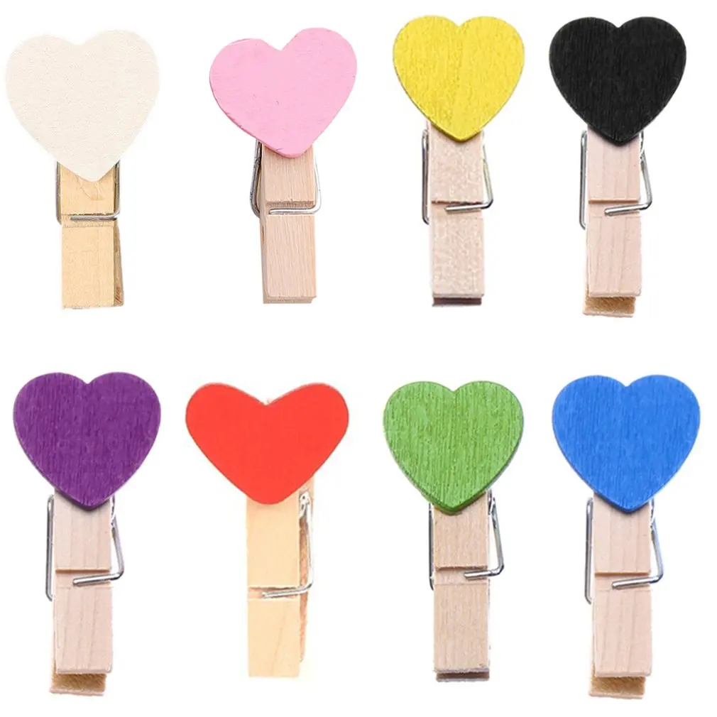 New 12Pcs Mini Heart Wooden Clothespin Photo Paper Clips Peg Pin Craft Postcard Clips Love Photo Clips + 2M Hemp Rope
New 12Pcs Mini Heart Wooden Clothespin Photo Paper Clips Peg Pin Craft Postcard Clips Love Photo Clips + 2M Hemp Rope