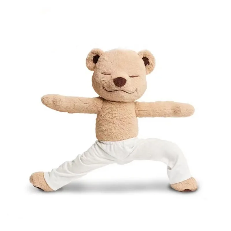 

Meddy Teddy American Original Yoga Bear Plush Toys Smile Teddy Stuffed Toy Built-in Cartilage Kawaii Doll Christmas Toys