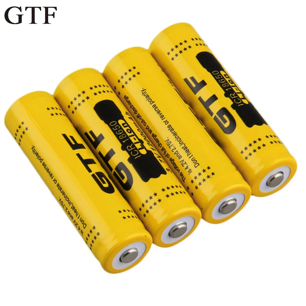 Gtf 1 pces 18650 3.7 v 12000 mah rechargeable li-ion battery for led torch flashlight rechargeable battery
Gtf 1 pces 18650 3.7 v 12000 mah rechargeable li-ion battery for led torch flashlight rechargeable battery